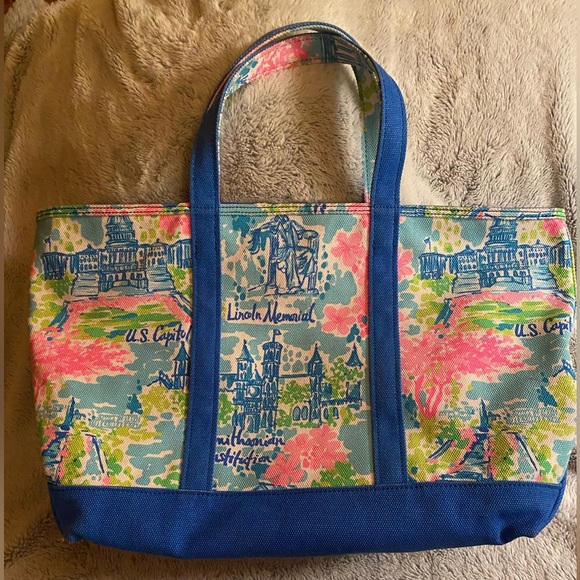 Lilly Pulitzer Lilly Loves DC tote bag - Picture 3 of 12